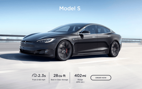 特斯拉Model S实现一次充电可行驶650公里，但仅限于北美